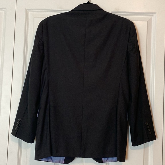 Rockin Sartorial  Roma Classic 2 Button Suit Black  Size 36 S - Picture 8 of 15